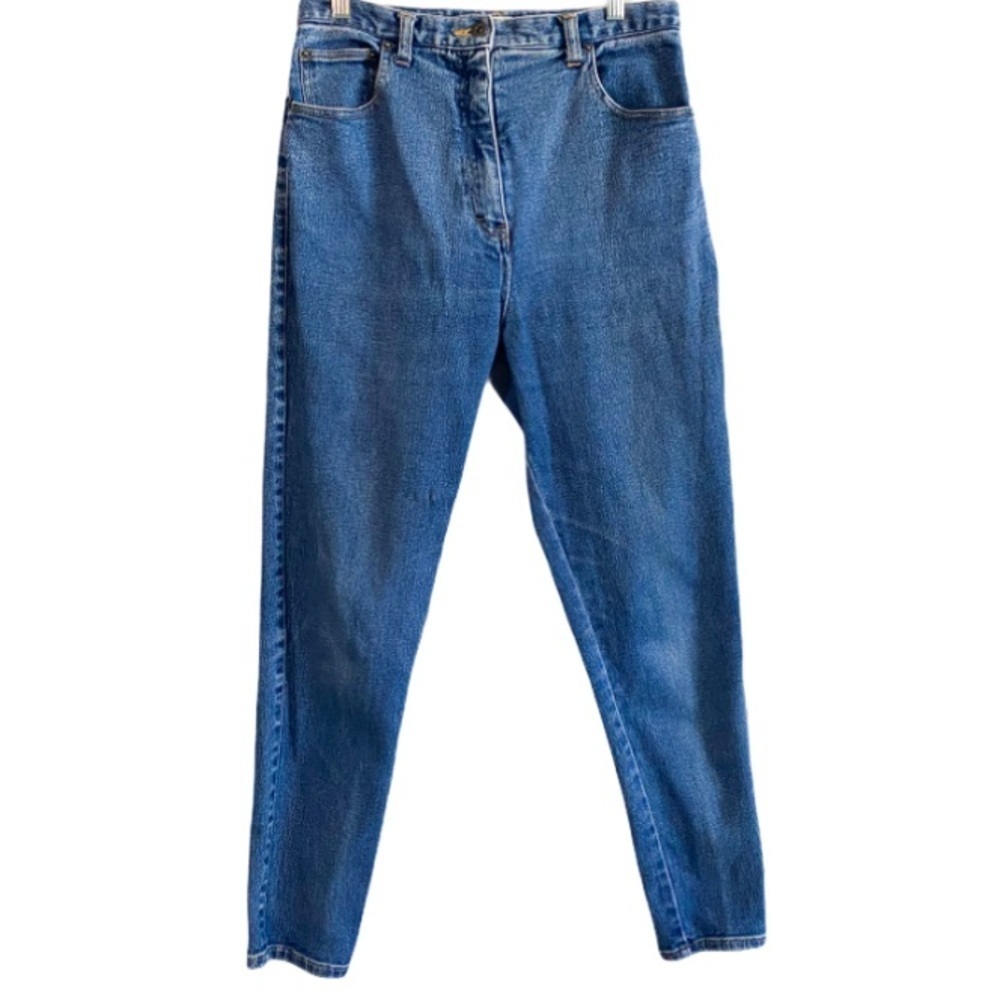 Ann Taylor vintage mom jeans medium wash denim 12